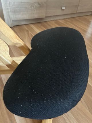 Silla ergonómica madera - Negra