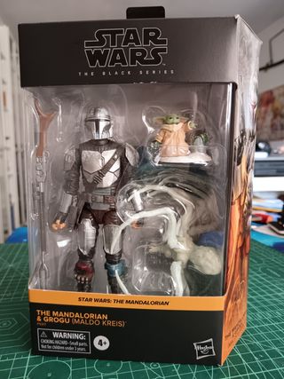 Figura Star Wars: El Mandaloriano & Grogu
