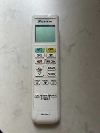 Mando aire acondicionado