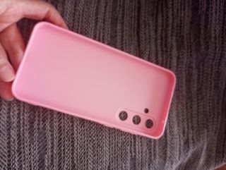 Funda rosa Samsung A55