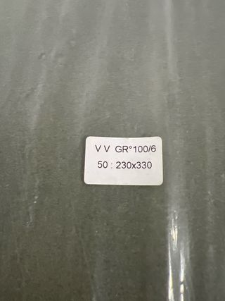 50 hojas lija VV GR100/6 230x330