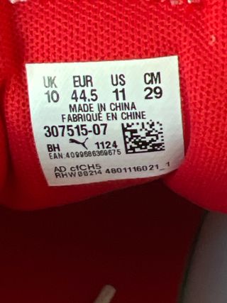 Zapatillas Puma Ferrari - rojas y blancas