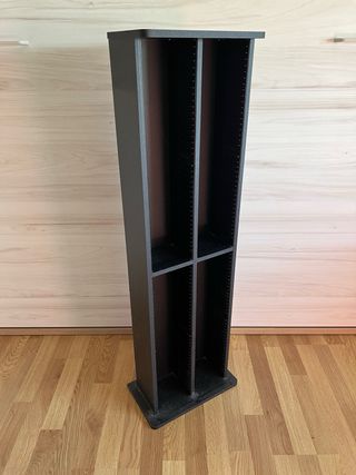 Estantería CDs - Negra - Madera