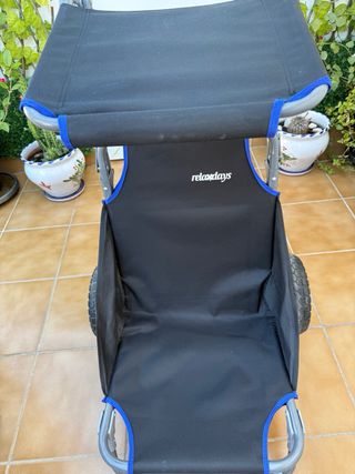 Silla Plegable relaxdays con Ruedas