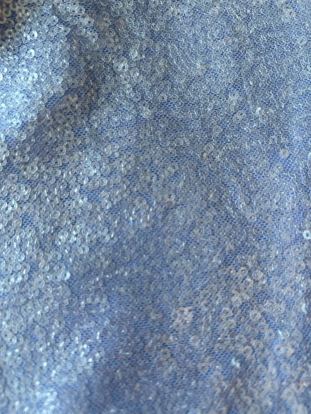 Pantalones Lentejuelas Gris plateado