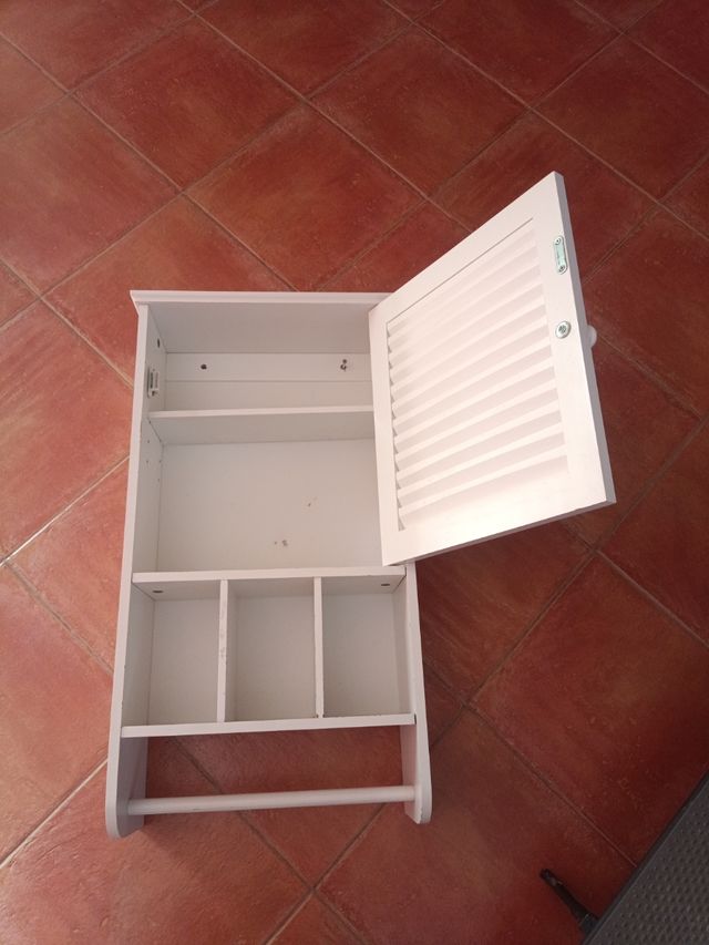 Armario baño blanco - Madera