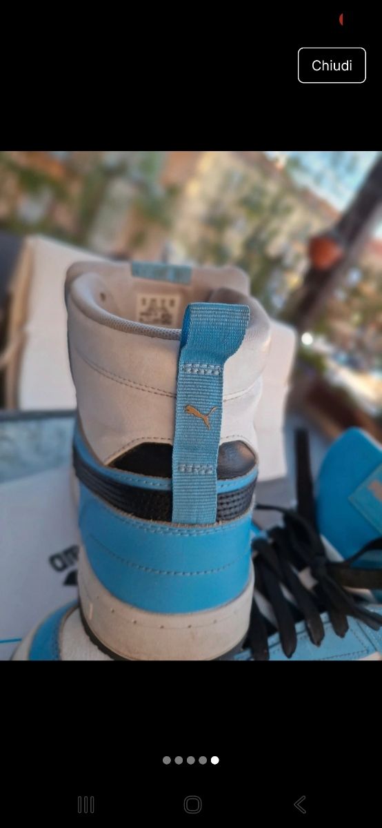 Puma Basket Scarpe Blu