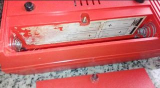 Comediscos rojo vintage