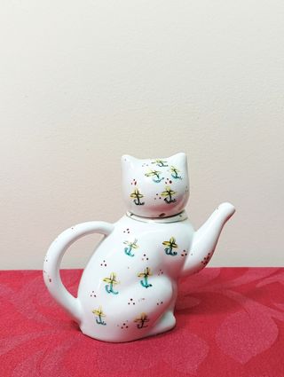 Bule Formato Gato, Porcelana
