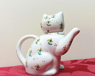 Bule Formato Gato, Porcelana