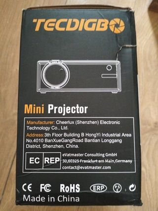 Proyector mini Tecdigb C7 blanco