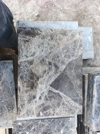 Losas Mármol marrón imperial 40x30x2 pulido