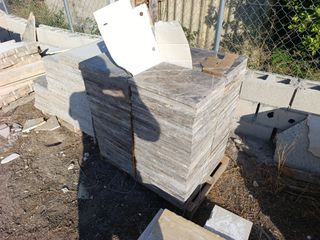 Losas Mármol marrón imperial 40x30x2 pulido