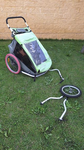 Croozer Carrito remolque bici Croozer 2 verde