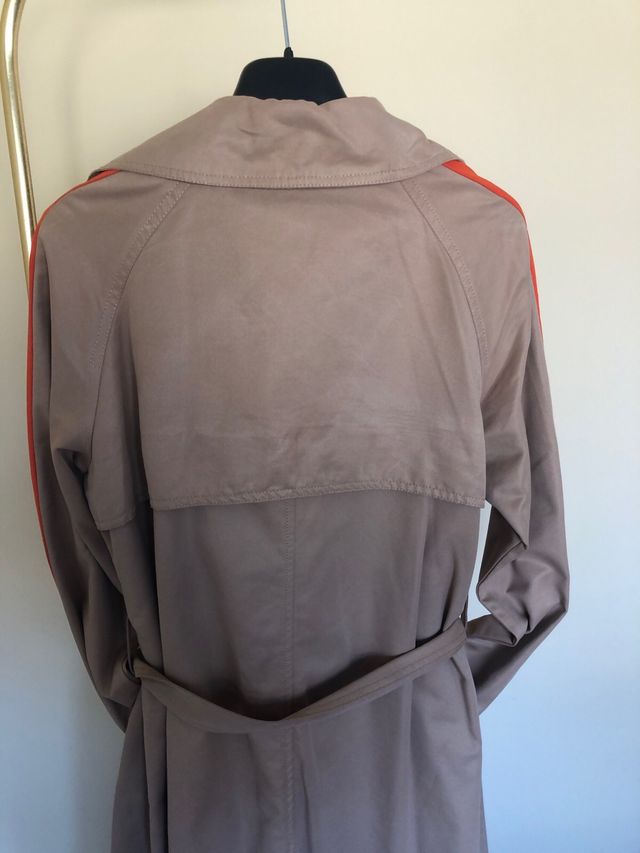 Gabardina Only beige-naranja T-S