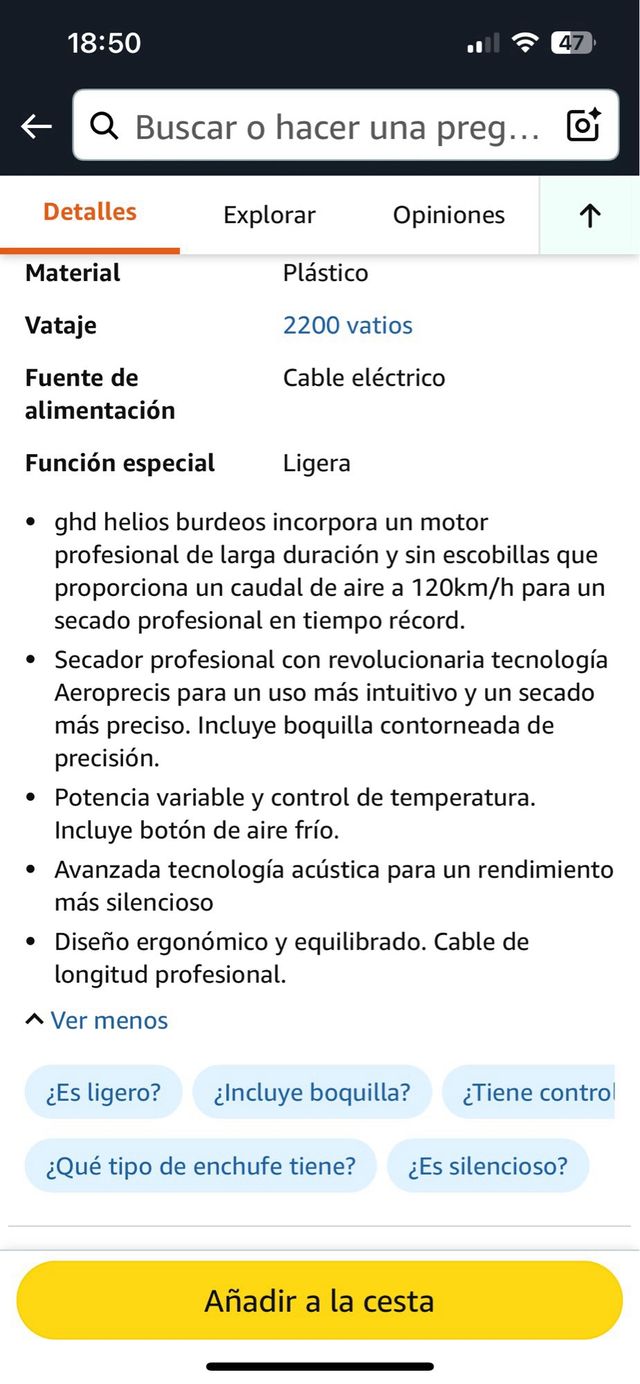 ghd Helios - Secador pelo profesional