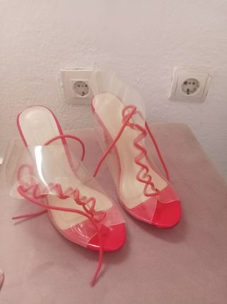 Zapatos rojos verano talla 38