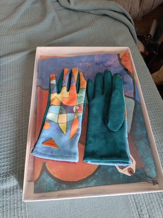 Bufanda y guantes Privata multicolor