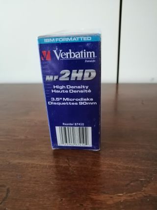 Confezione di 10 Floppy Disk MF-2HD Verbatim