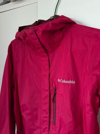 Chaqueta Columbia rosa mujer