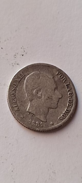 Moneda 10 Centavos 1881