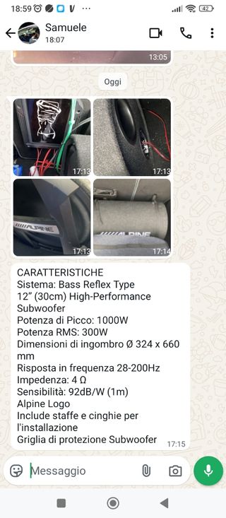 Sub Alpine + Amplificatore