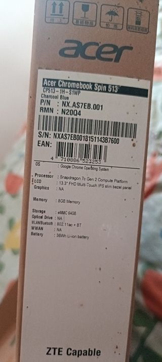Acer Chromebook Spin 513 - Portátil
