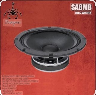 Woofer Scorpion SA8MB 260W