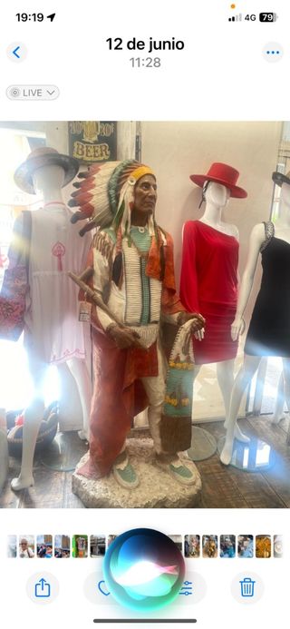 Estatua Indio Americano