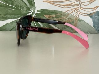 Gafas Polaroid infantiles - marrón y rosa