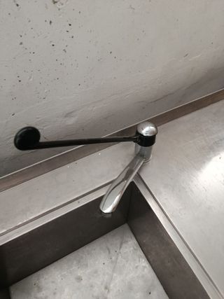 Grifo cocina palanca codo