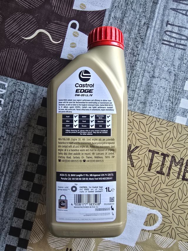 Castrol EDGE 0W-20 1L - Aceite Motor