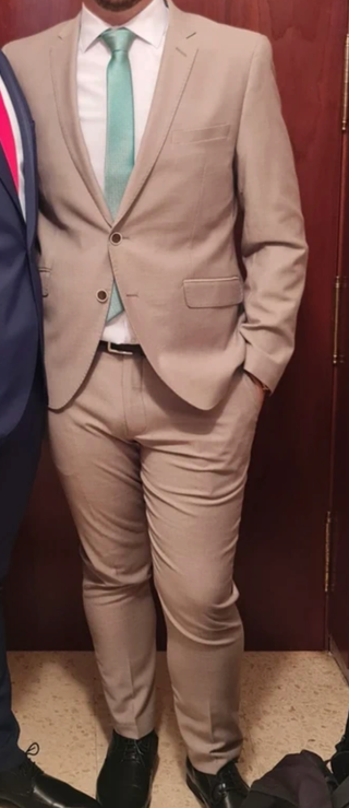 Traje beige TZ FABRICANTES caballero