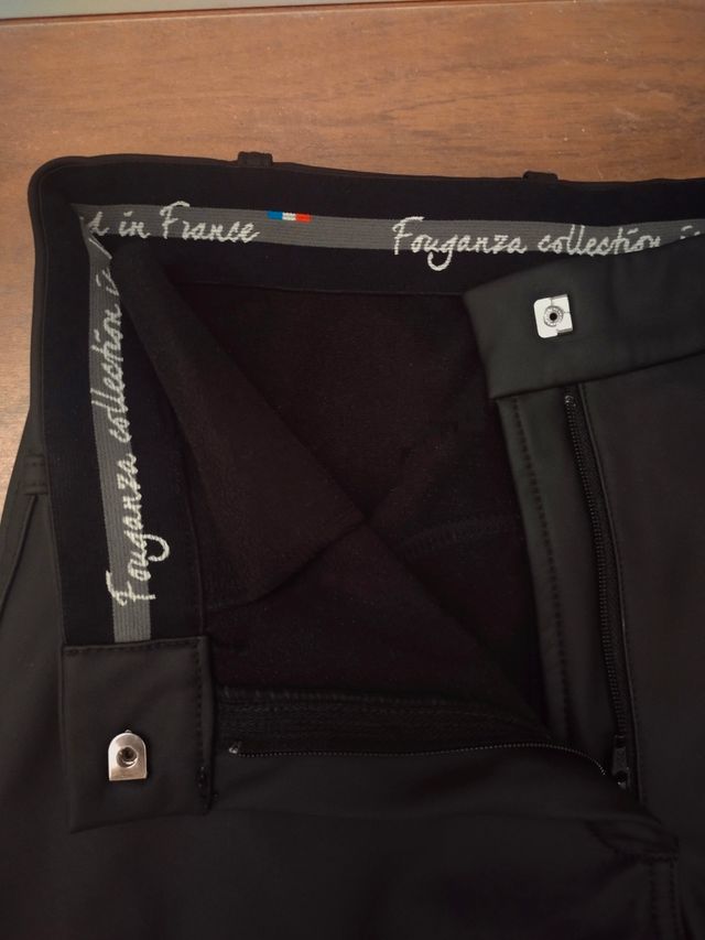 Pantalón de equitación negro para mujer talla 34