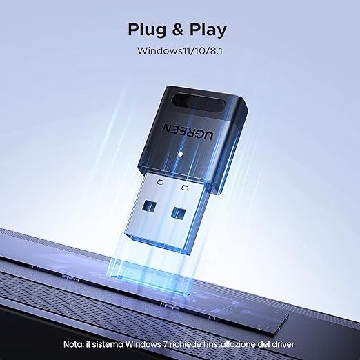 UGREEN Adattatore Bluetooth 5.4 USB