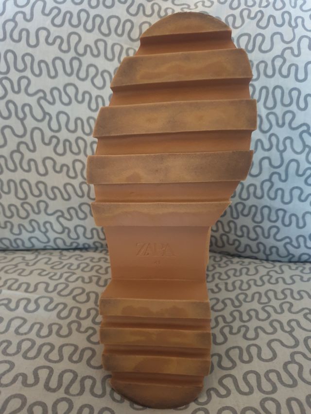 Botines Zara Marrón - Suela Track dentada T 41