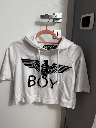 Felpa BOY LONDON bianca tg S