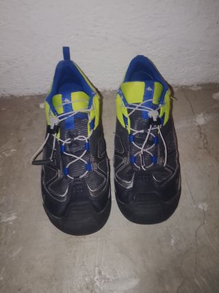 Botas Nieve Niño - Azul Amarillo