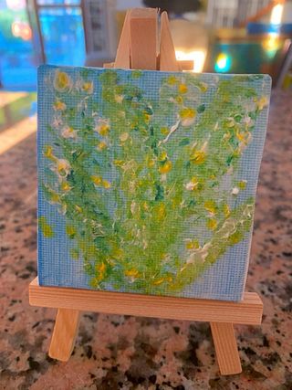 Mini quadro astratto - Tela