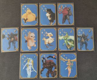 Final Fantasy VIII Set 110 Triple Triad Cards