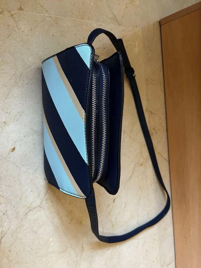 Bolso bandolera azul marino