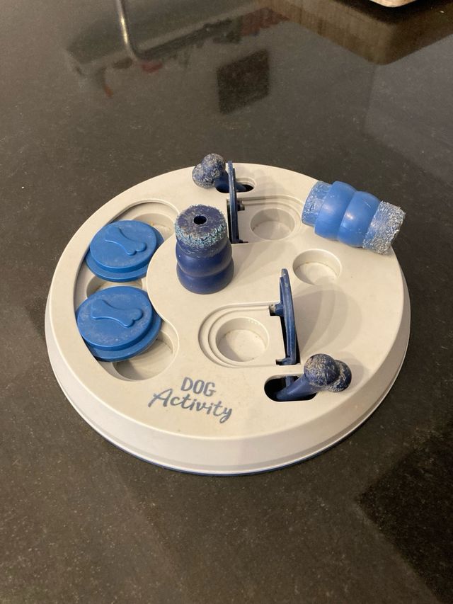 Correa doble roja para perros