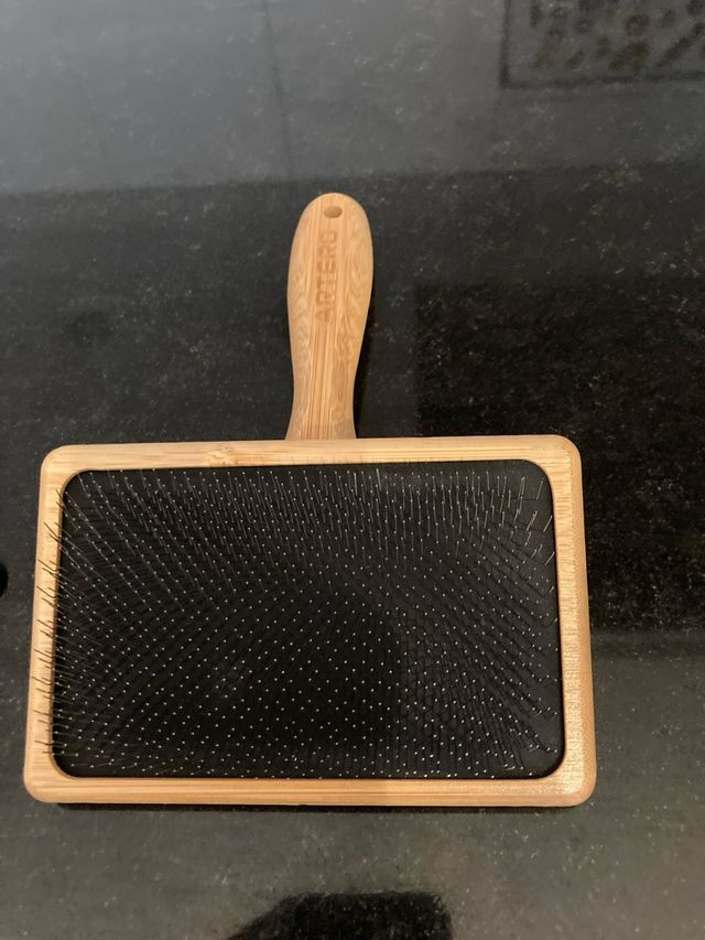 Correa doble roja para perros