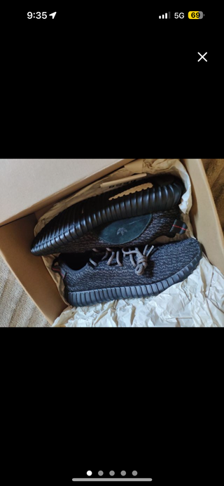 Adidas Yeezy Boost 350 Black 45 EU
