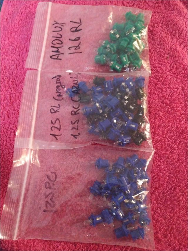 Bombillas 12V 126 RL | 125 RL | 125 P cuadro instr