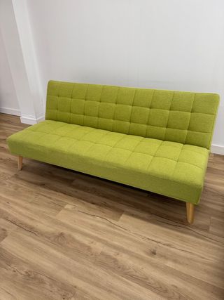Sofá cama verde - Sofá-cama