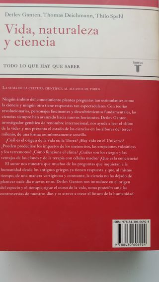 Vida, naturaleza y ciencia. Todo lo que hay que sa