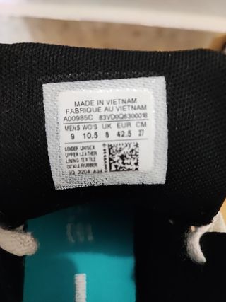 Converse Unisex - Botas altas blancas y negras