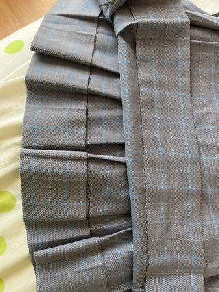 Falda McYadra gris-azul (14 /16 años)