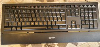 Tastiera retroilluminata Logitech inglese.